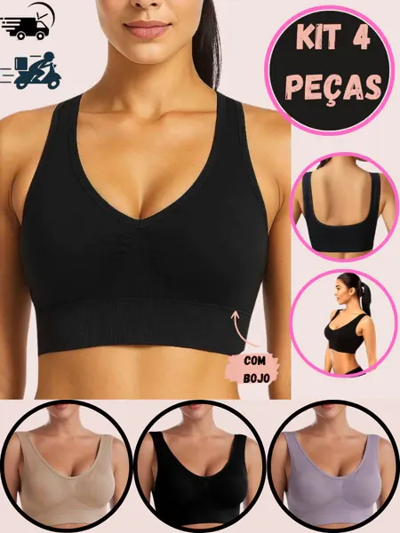 Kit com 4 peças — diversas cores